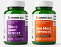INFINITE AGE Sea Moss & Black Seed Combo
