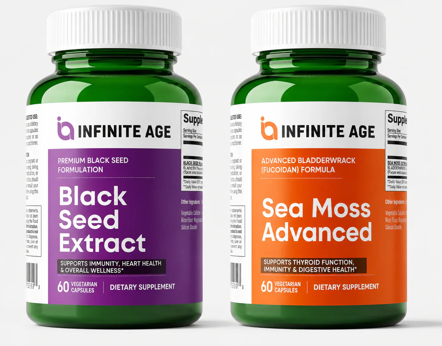 INFINITE AGE Sea Moss & Black Seed Combo