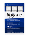 Rogaine 5% Minoxidil Foam for Men 3 Month Supply 3x60g Hair Regrowth