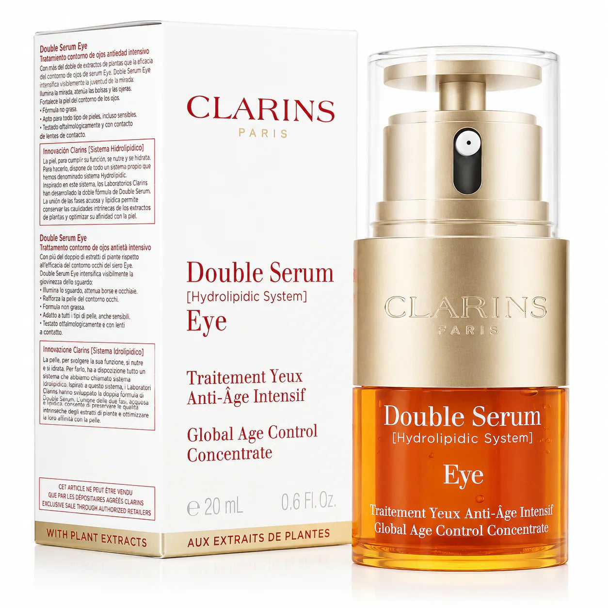 Clarins Double Serum Eye Global Age Control Concentrate 20ml