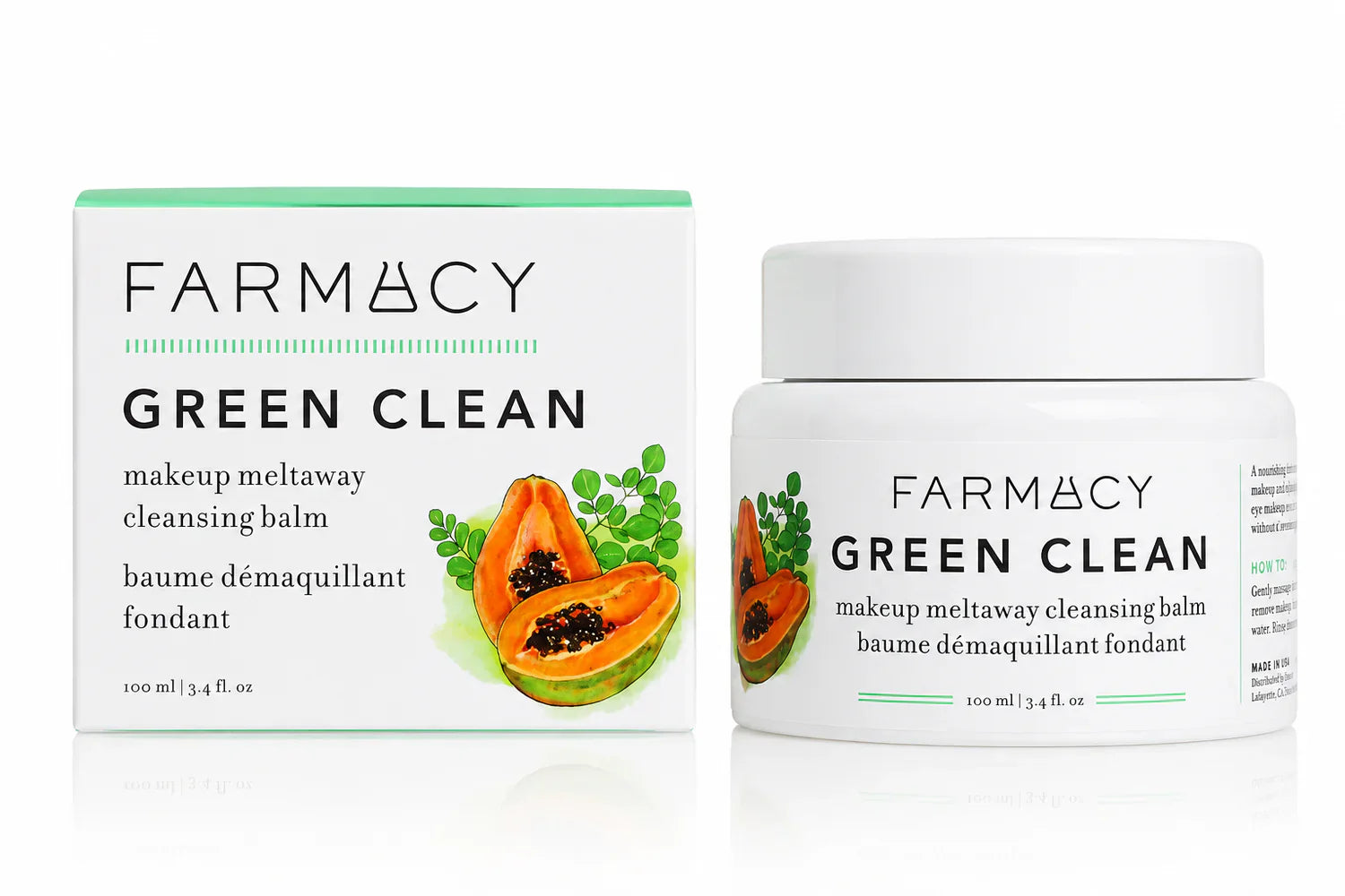 Farmacy Green Clean Makeup Meltaway Cleansing Balm 3.4 oz