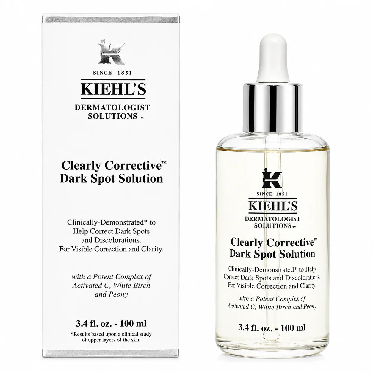 Kiehl's Clearly Corrective Dark Spot Solution - 3.4 oz / 100 ml