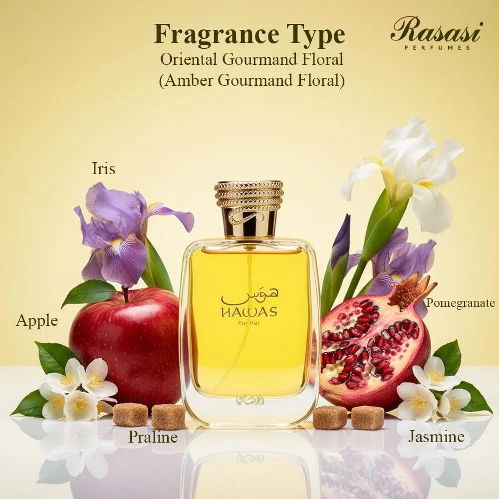 Hawas For Her Rasasi 100ml Perfume Spray