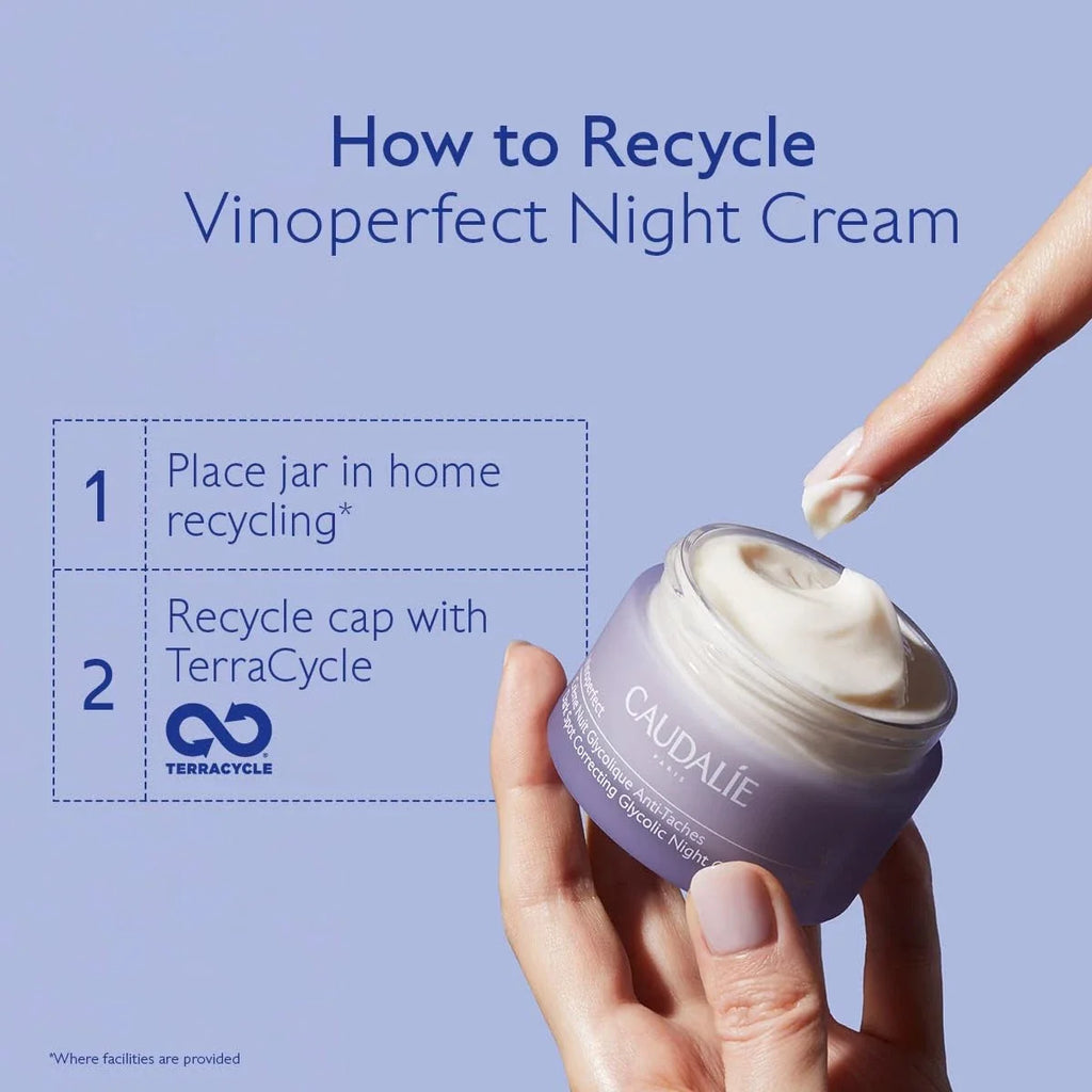 Caudalie Vinoperfect Night Cream Anti Stains Glycolic Acid Viniferine 50ml