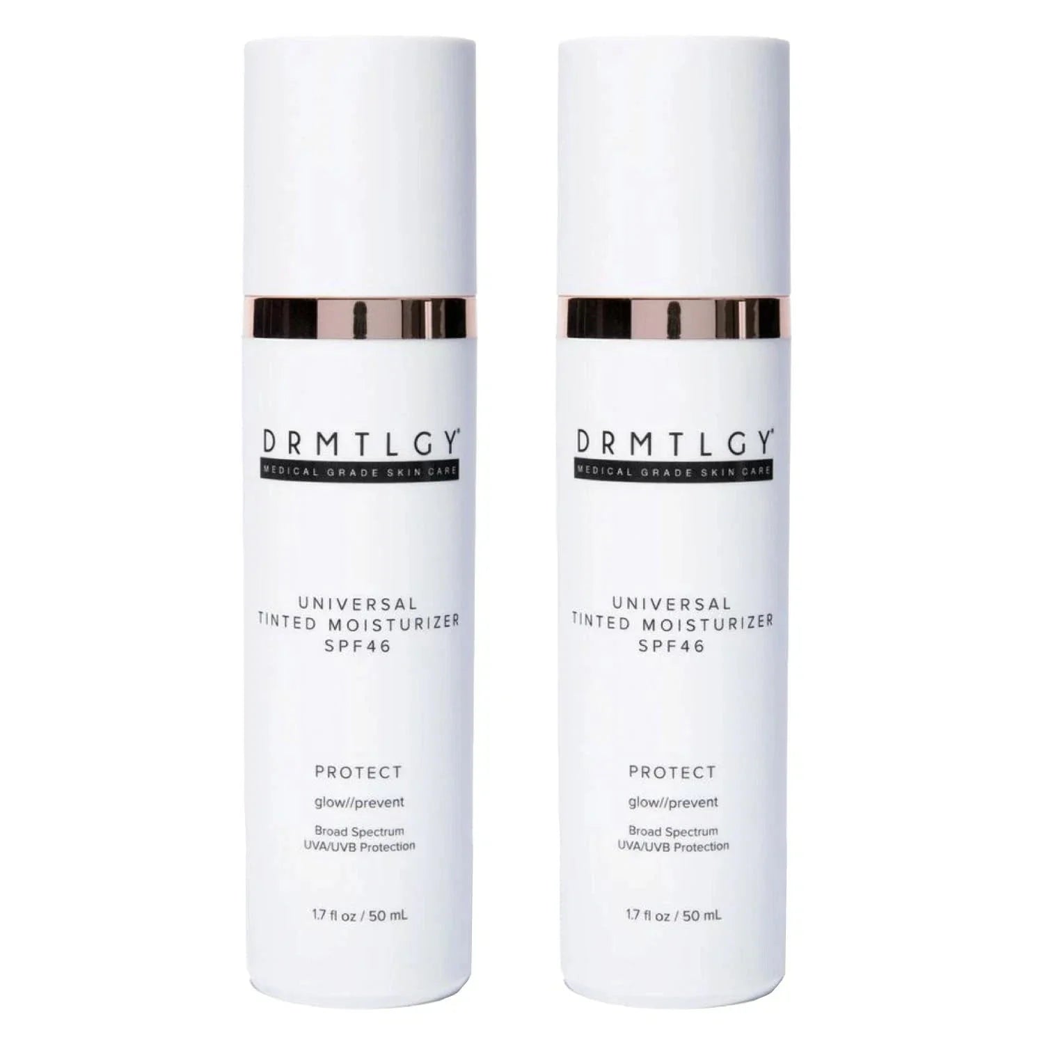 2 pack drmtlgy Universal Tinted Moisturizer SPF 46