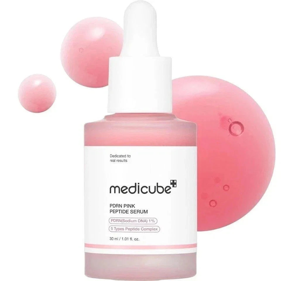 medicube PDRN Pink Peptide Serum 30ml / 1.01 oz– SALMON DNA For Anti-Aging Care