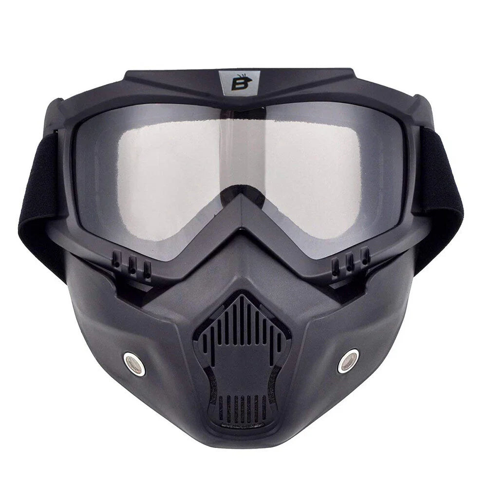 Full Face Mask Goggles Foam Padded Shatterproof Anti Fog perfect for Burning Man