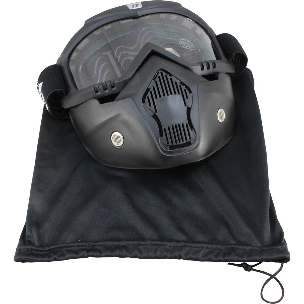 Full Face Mask Goggles Foam Padded Shatterproof Anti Fog perfect for Burning Man