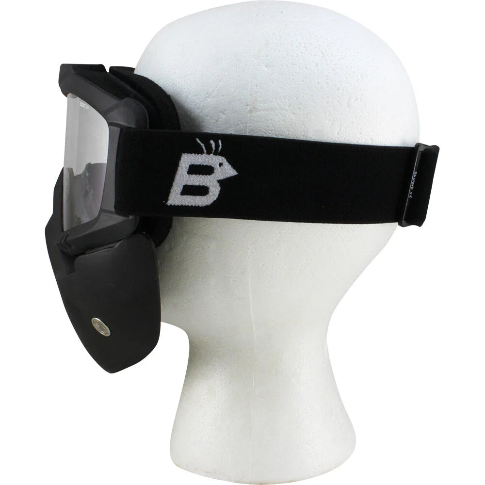 Full Face Mask Goggles Foam Padded Shatterproof Anti Fog perfect for Burning Man