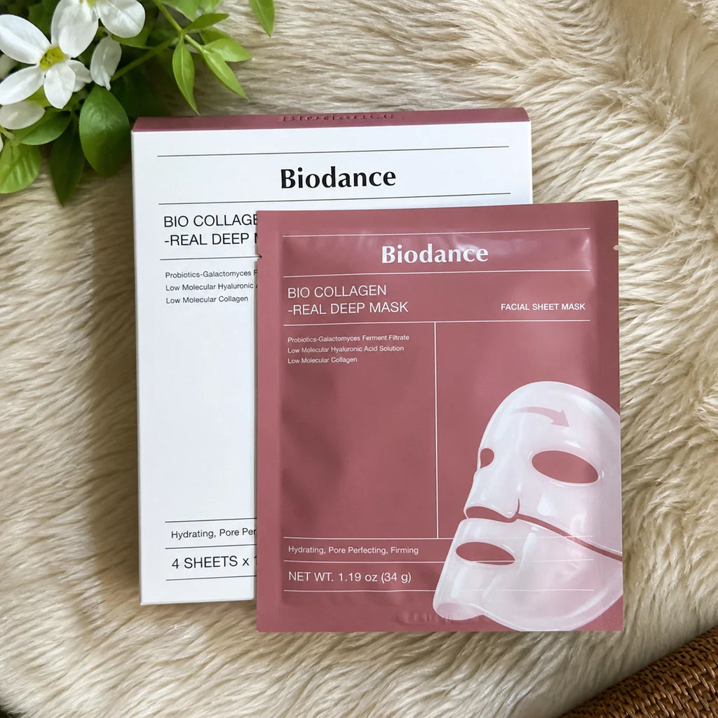 Biodance Bio Collagen Face Mask 4 Sheets Hydrating Firming Pore Care