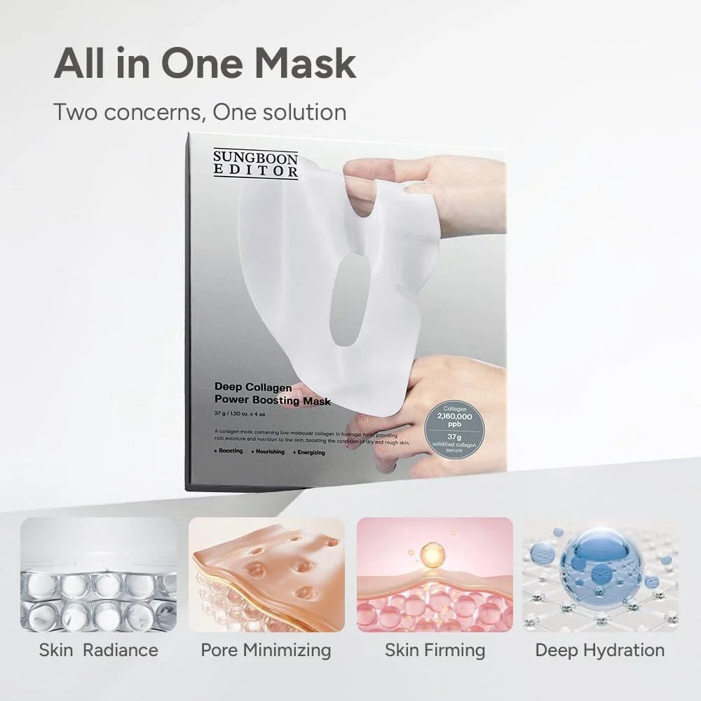 SUNGBOON EDITOR Deep Collagen Overnight mask 37gx4ea